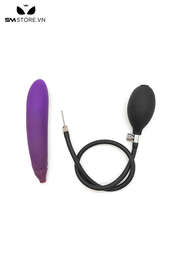 SMT2384 - Anal pump bơm tay ngụy trang hoa quả silicon dài 19.5cm