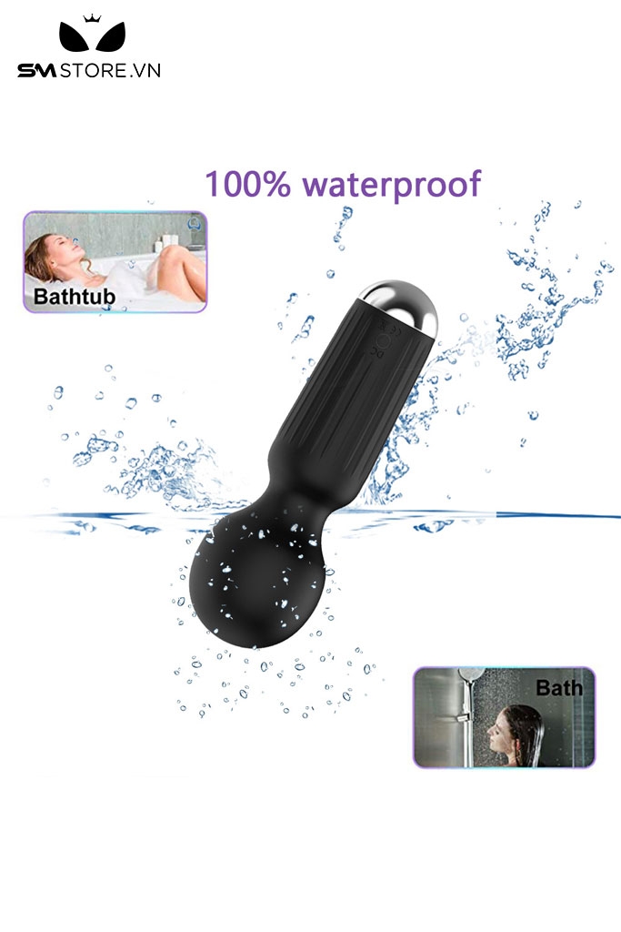 SMT468 - Chày rung mini silicon sạc điện có 20 tần số dài 11cm