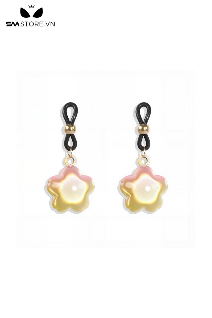 SMT3022 - Kẹp núm vú dạng thít thiết kế ngôi sao thủy trai ngọc âm