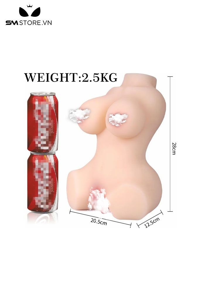 SMT1897 - Búp bê tình dục mini silicon mềm co giãn tốt dài 28cm