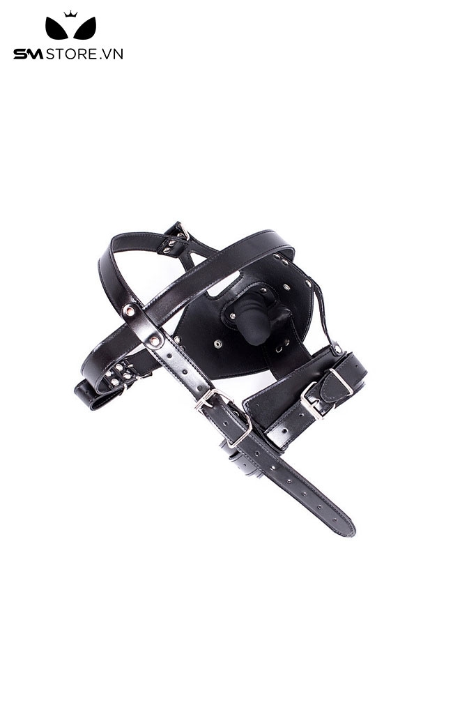 SMT229 - Dụng cụ bằng miệng mouth gag dây đai ở sau kèm dương vật