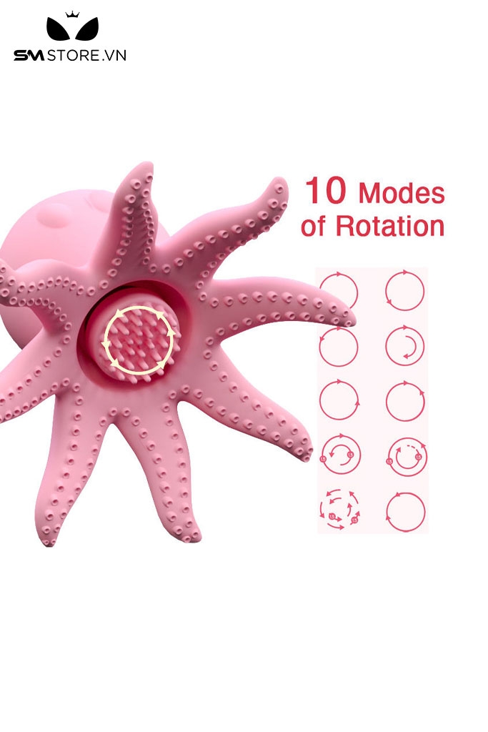 SMT2069 - Máy rung núm vú ngụy trang con bạch tuộc dài 7.5cm