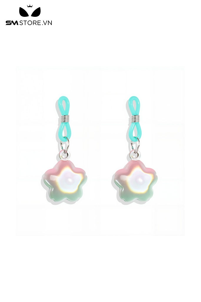 SMT3022 - Kẹp núm vú dạng thít thiết kế ngôi sao thủy trai ngọc âm