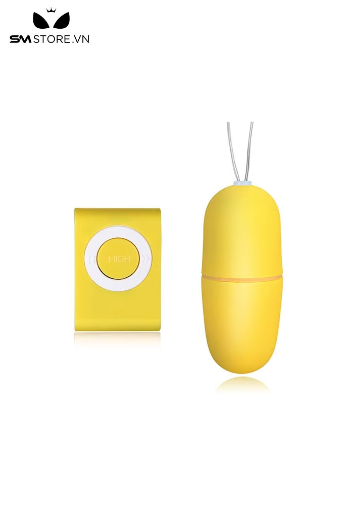 SMT1937 - Trứng rung mini nhựa không dây điều khiển từ xa dài 7.5cm