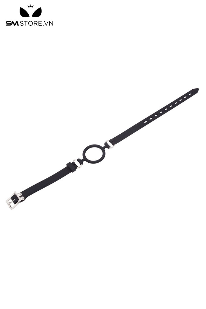SMT231 - Dụng cụ mở miệng ring gag với chất liệu silicon màu đen