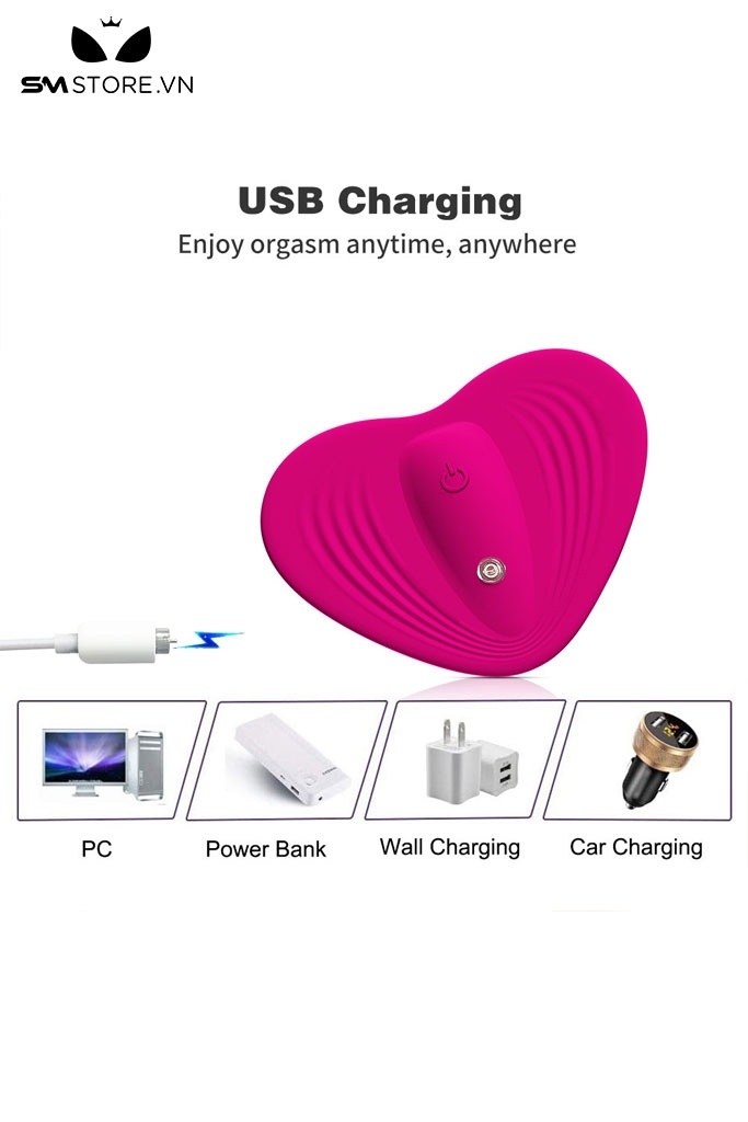 SMT2330 - Máy rung hình trái tim có 9 chế độ điều khiển xa dài 95mm