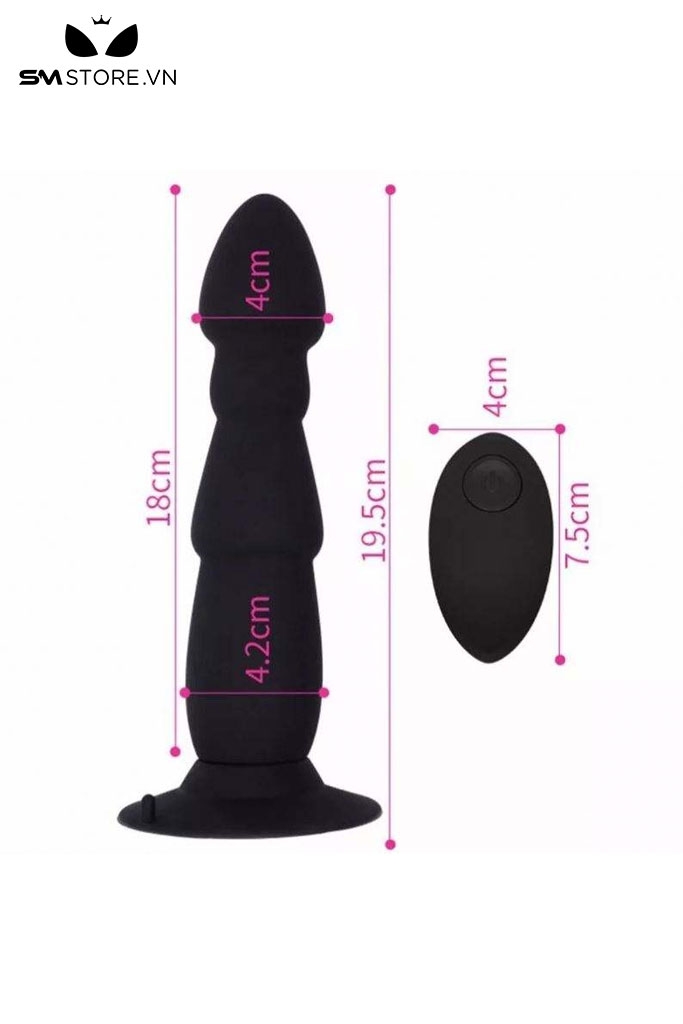 SMT1852 - Máy rung đầu dương vật điều khiển từ xa dài 18cm