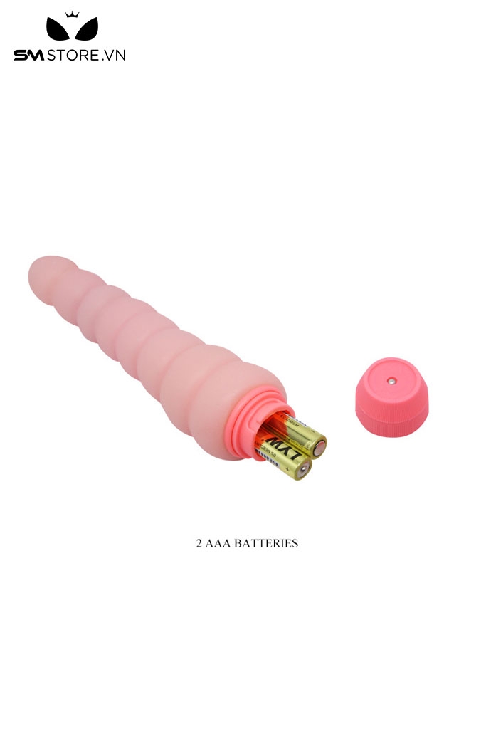 SMT1717 - Anal bead hậu môn bằng silicon dài 19cm có núm xoay chỉnh