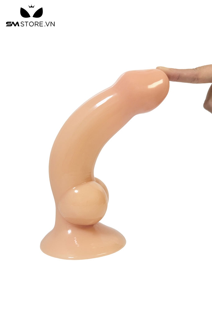 SMT2439 - Dương vật giả có bìu chất liệu silicon mềm có 3 size