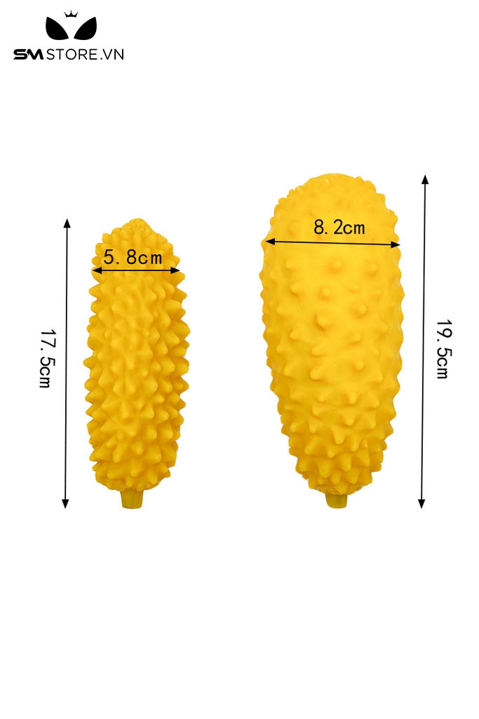 SMT2384 - Anal pump bơm tay ngụy trang hoa quả silicon dài 19.5cm