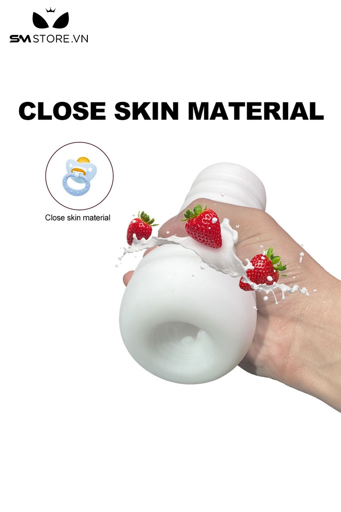 SMT2254 - Cốc thủ dâm silicon mềm dẻo có nhiều bi nổi dài 17cm