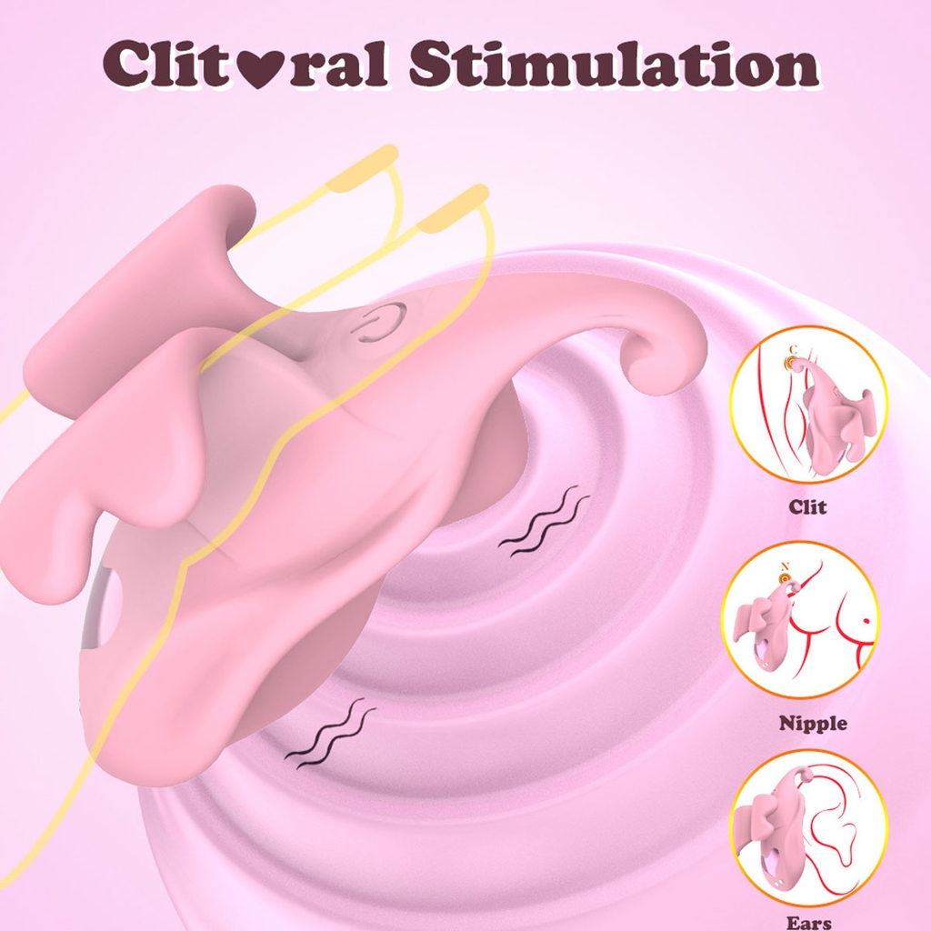 SMT2368 - Máy rung ngón tay hình con bướm có 9 chế độ dài 8cm