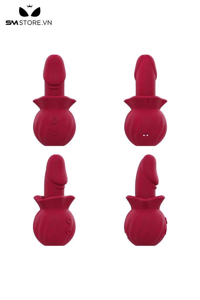 SMT2344 - Máy rung thụt đầu dương vật có 10 tần số sạc điện