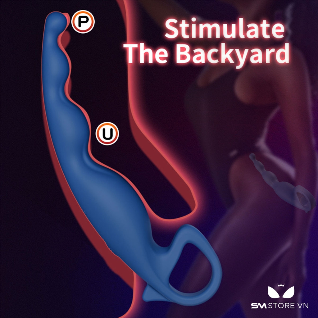 SMT2361 - Máy rung hậu môn silicon có 9 chế độ sạc điện chống nước