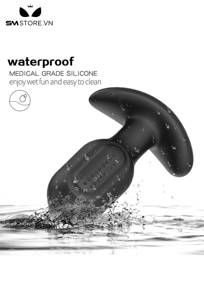 SMT1269 - Butt plug hậu môn có gai điều khiển từ xa dài 105mm
