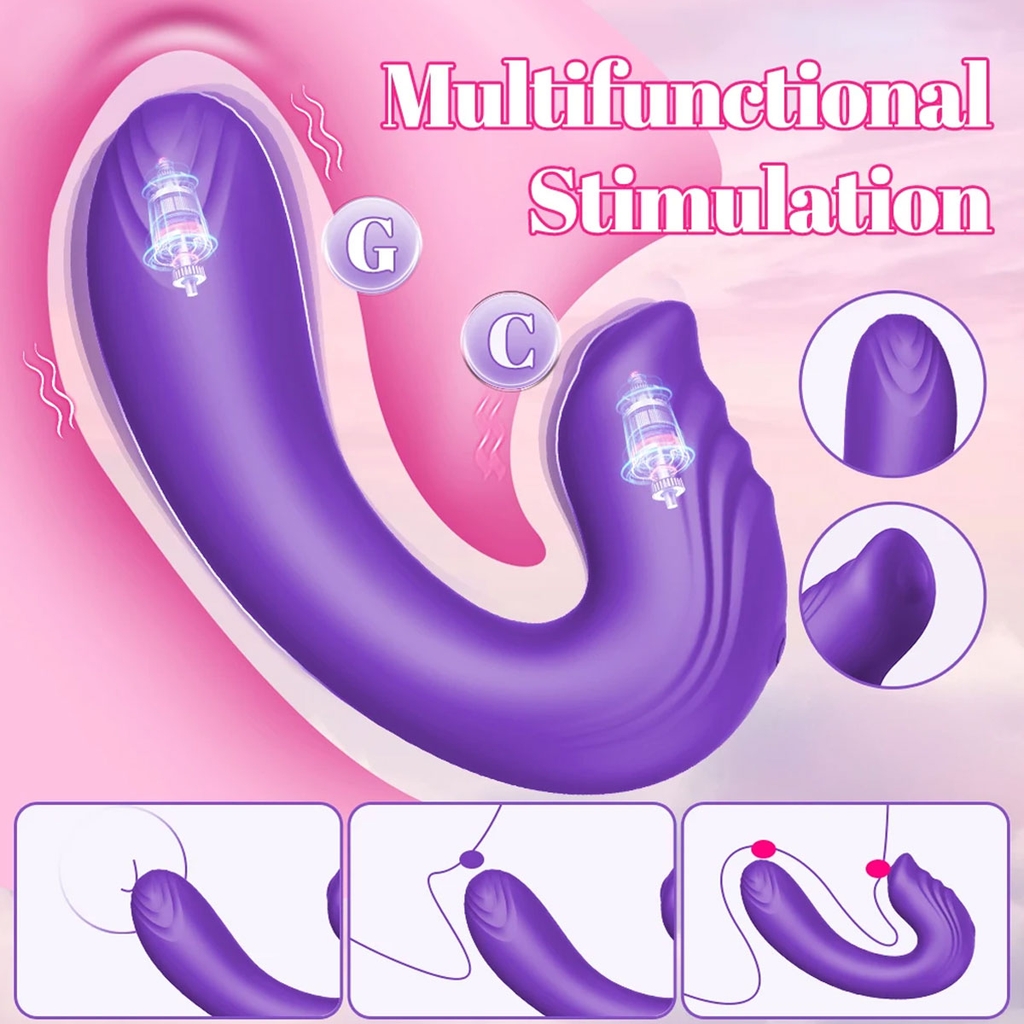 SMT2267 - Máy rung 2 đầu có 10 chế độ sạc điện điều khiển qua APP