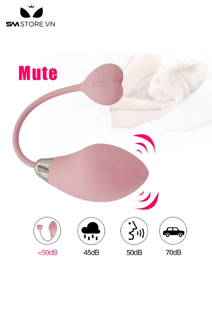 SMT1981 - Trứng rung không dây điều khiển từ xa dùng sạc điện dài 20.3cm