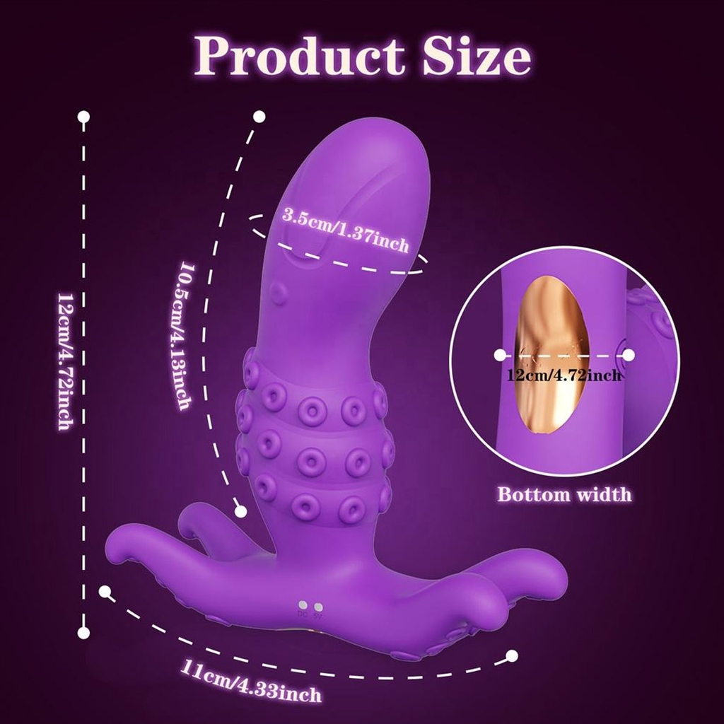 SMT2552 - Máy rung có 9 chế độ hình con bạch tuộc sạc điện