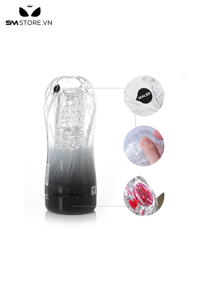 SMT425 - Cốc thủ dâm TRAIL II chất liệu silicon dài 180mm