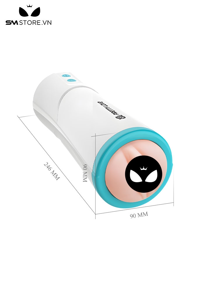 SMT2773 - Cốc thủ dâm rung thụt Pretty Love với lỗ âm đạo dài 246mm