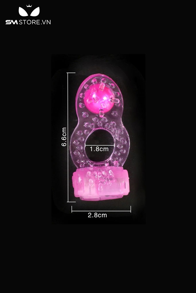 SMT785 - Vòng rung dương vật kéo dài thời gian đa chế độ dùng pin