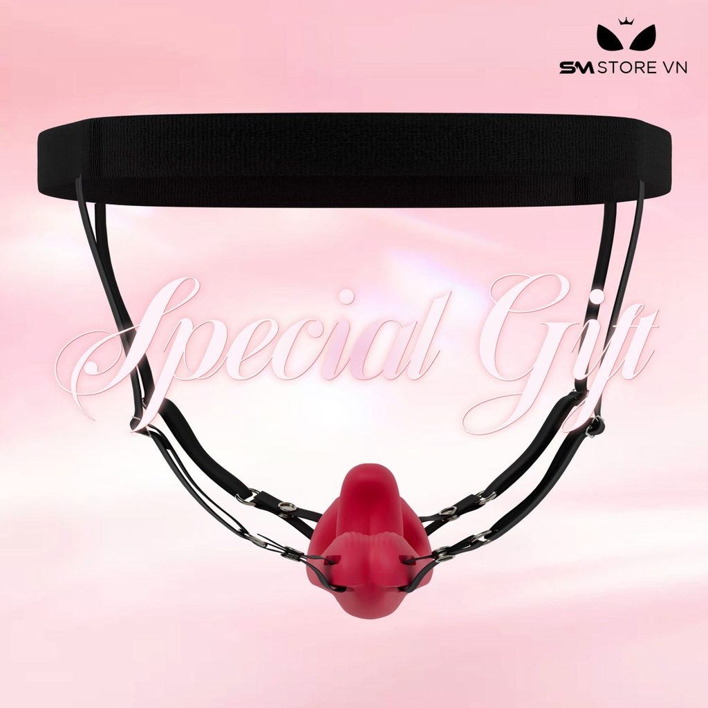 SMT2379 - Quần lót rung lưỡi liếm có 9 chế độ điều khiển qua APP dài 88mm