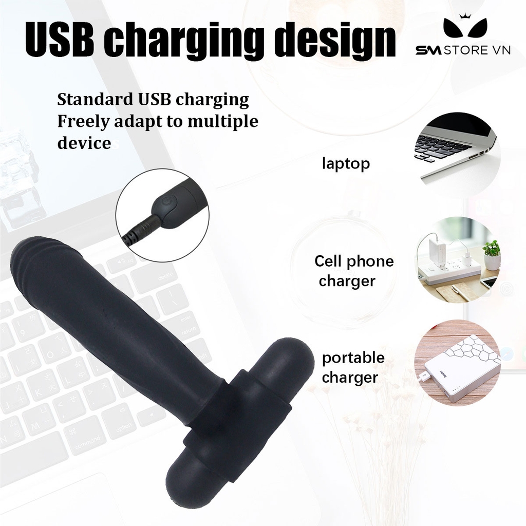 SMT1255 - Ngón tay rung có 10 tần số chống nước dài 105mm