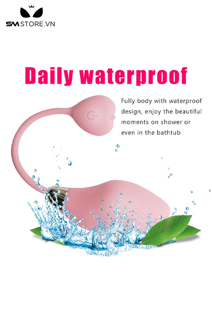 SMT1981 - Trứng rung không dây điều khiển từ xa dùng sạc điện dài 20.3cm