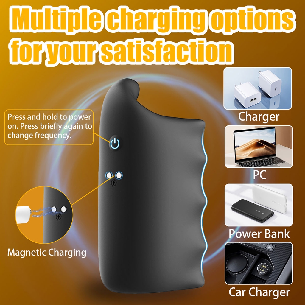 SMT2608 - Máy rung có 10 chế độ điều khiển qua APP hình bàn tay