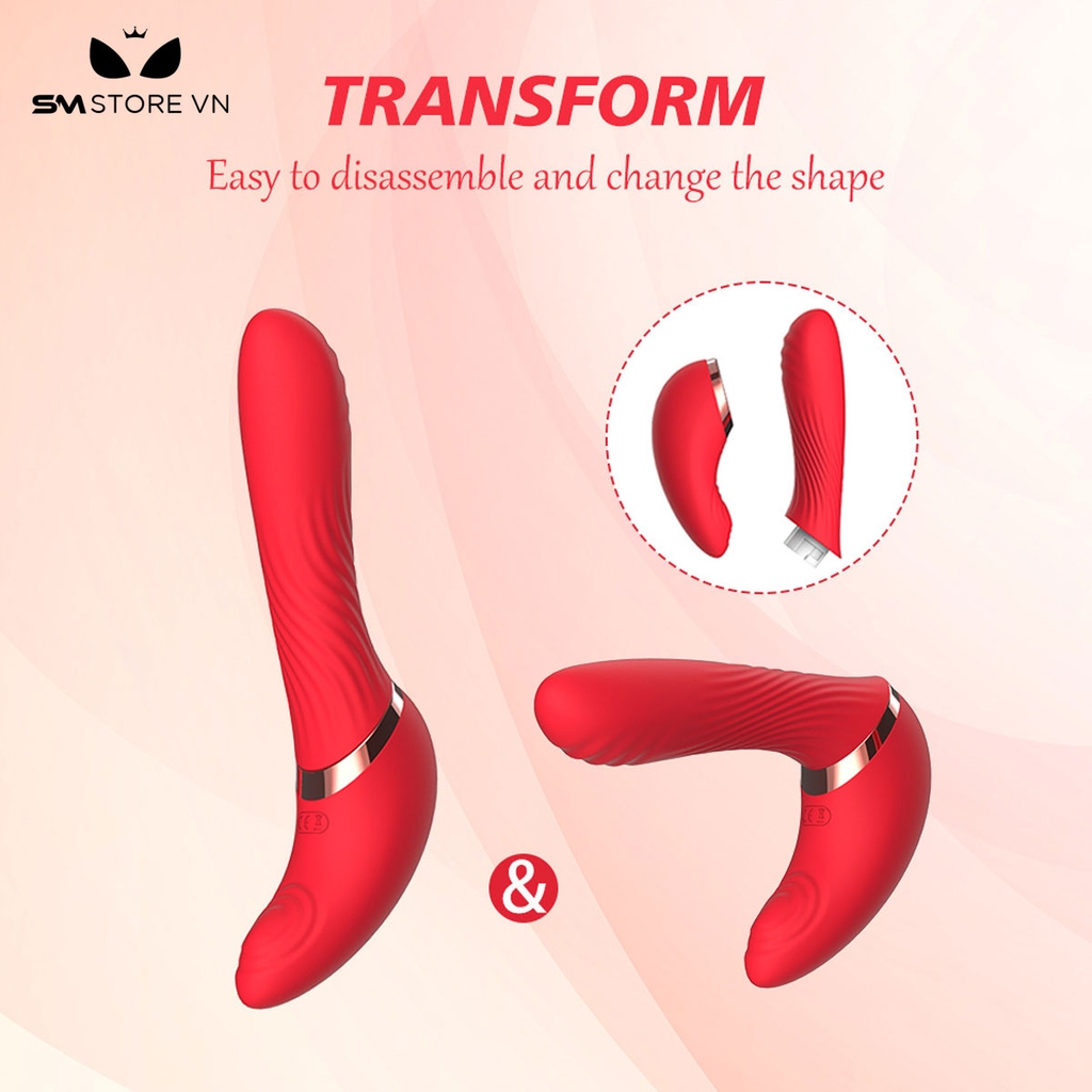 SMT1503 - Máy rung âm vật cực mạnh có 5 chế độ xoay sạc điện