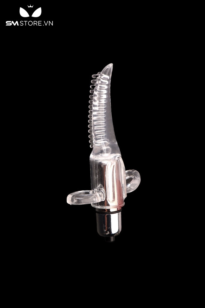 SMT645 - Lưỡi rung có gai silicon màu hồng dài 11cm với 10 chế độ rung