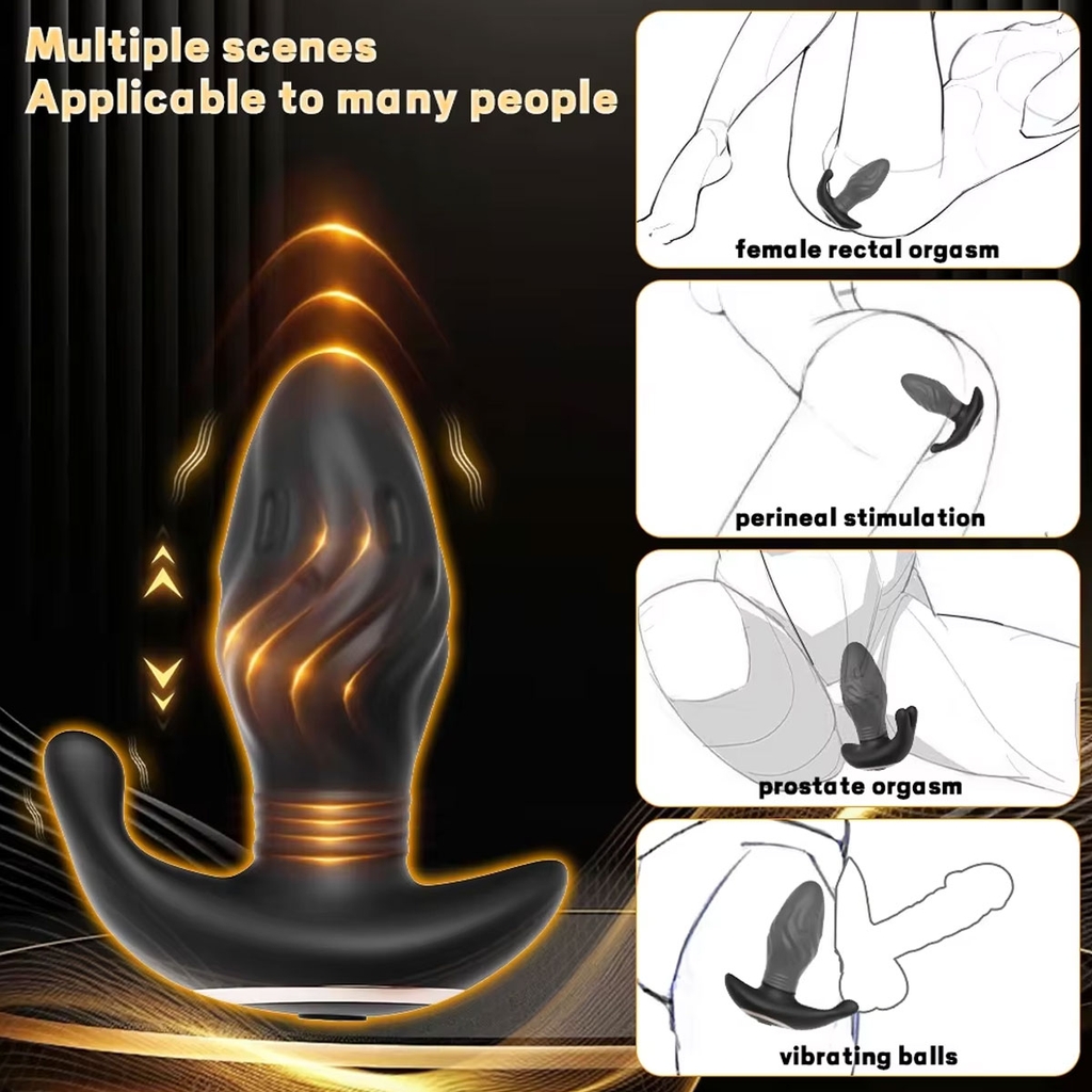 SMT1927 - Máy rung hậu môn tai thỏ điều khiển từ xa sạc điện