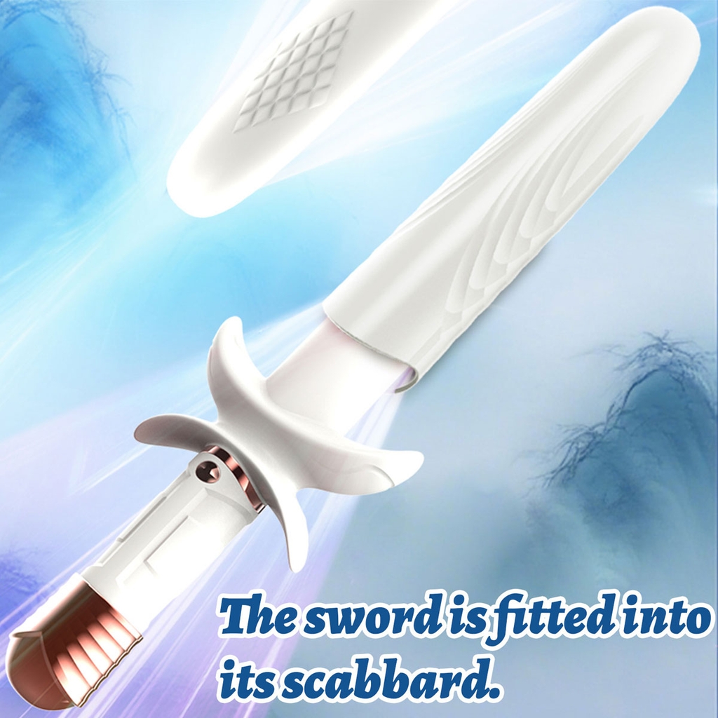 SMT2836 - Máy rung silicon ngụy trang hình chiếc kiếm dài 23.5cm