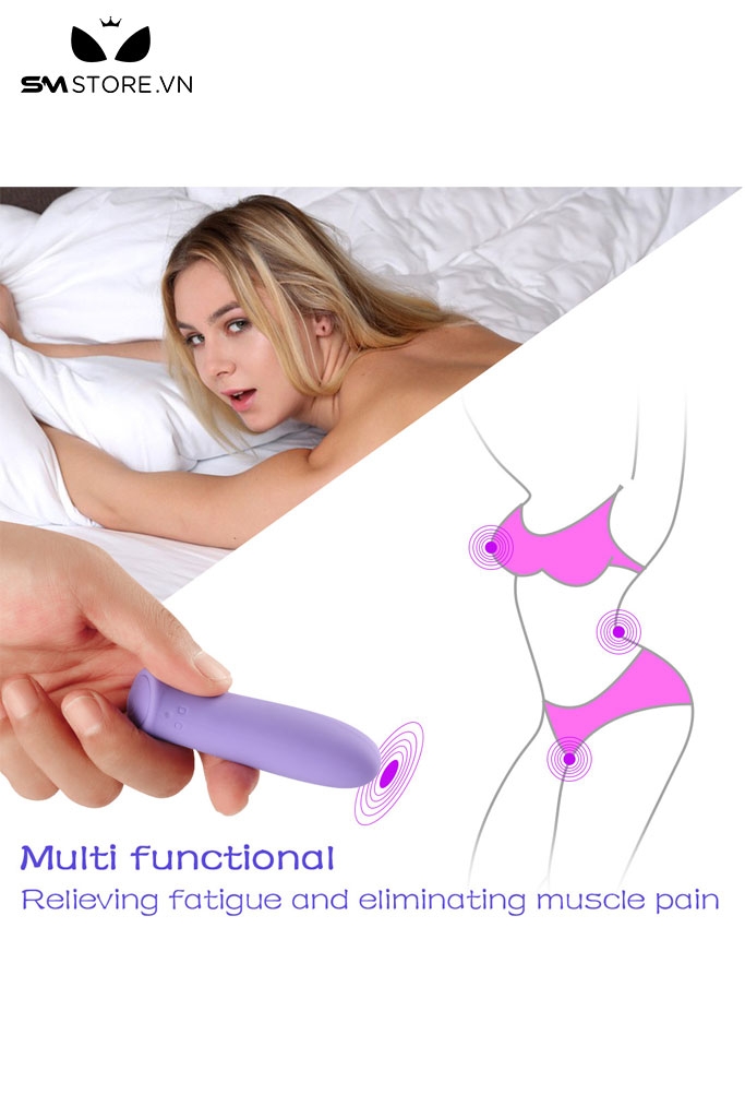 SMT1317 - Trứng rung mini sạc USB điều khiển từ xa với 7 chế độ