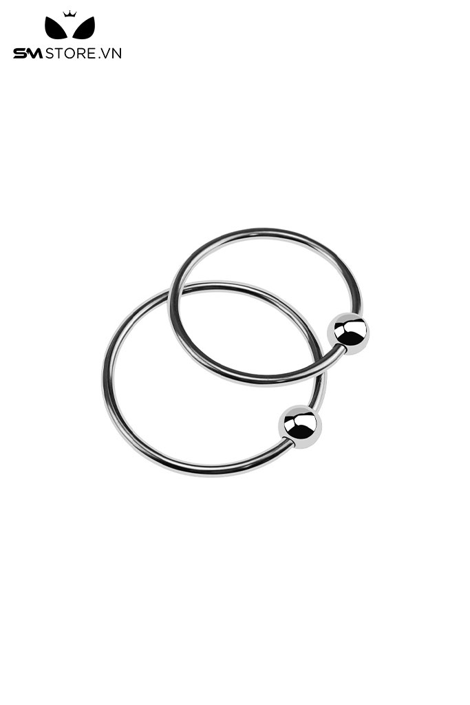 SMT563 - Vòng đeo dương vật inox có 1 bi với 6 size hỗ trợ quan hệ