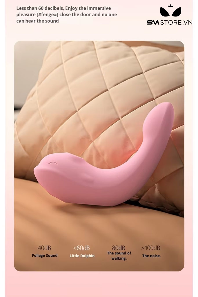 SMT1657 - Máy rung hút âm đạo ngụy trang cá voi chống thấm nước