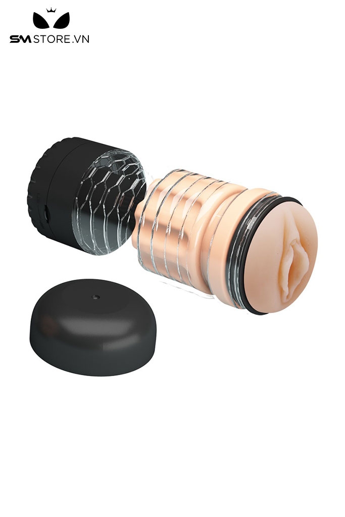 SMT1458 - Cốc thủ dâm silicon âm đạo giả có lưỡi liếm kích thích