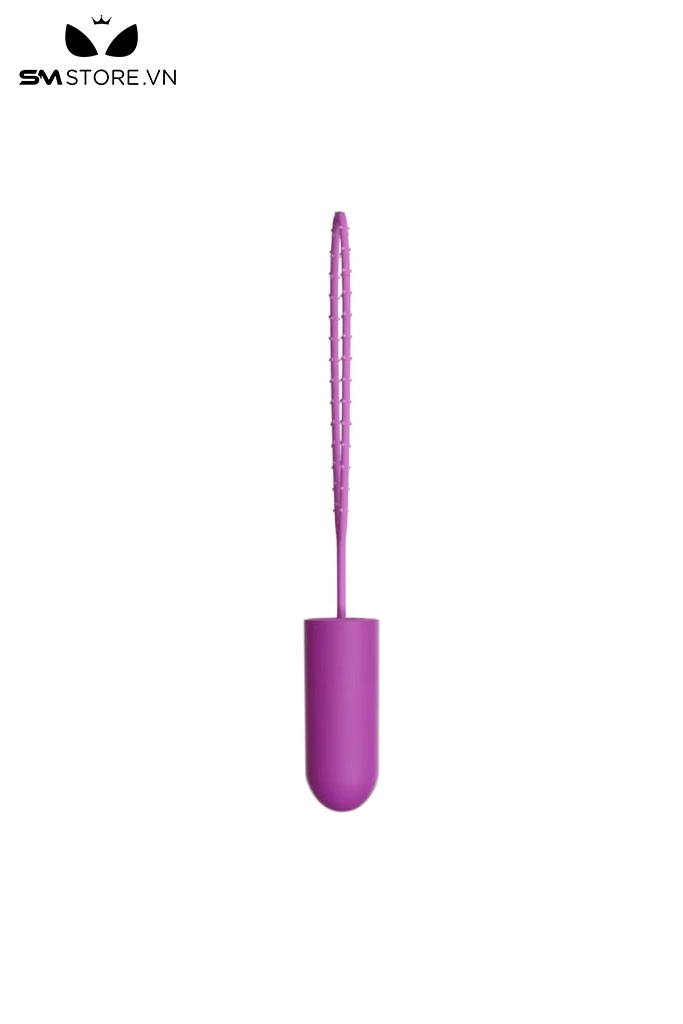 SMT2059 - Trứng rung mini silicon có dây đeo gai dài 22.2cm