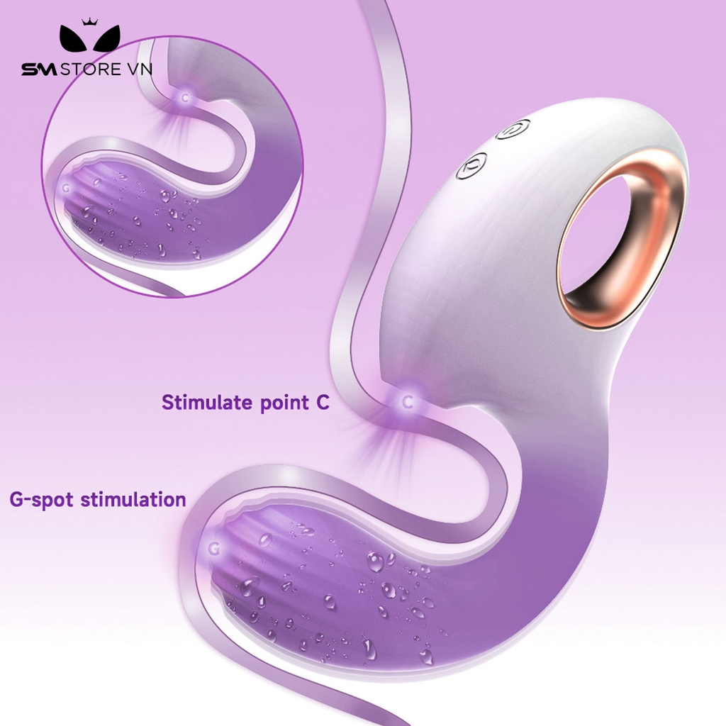 SMT1228 - Máy rung kích thích điểm G tạo cực khoái có lưỡi liếm