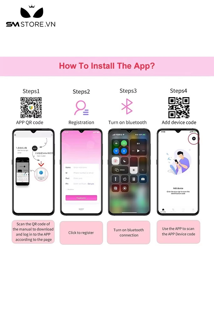 SMT1505 - Máy rung liếm hút silicon có chế độ sưởi ấm đến 42 độ