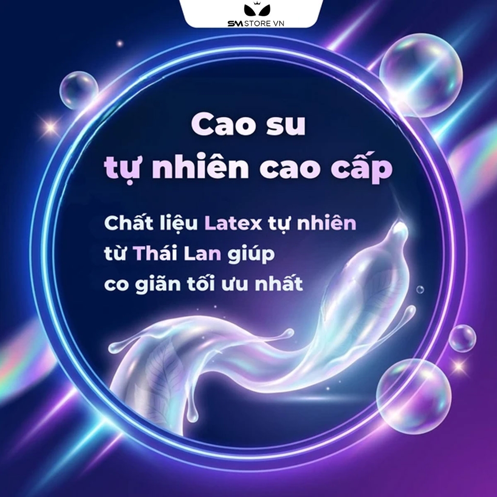 SMT5292 - Bao cao su siêu mỏng tự nhiên 003 và nhiều gel bôi trơn