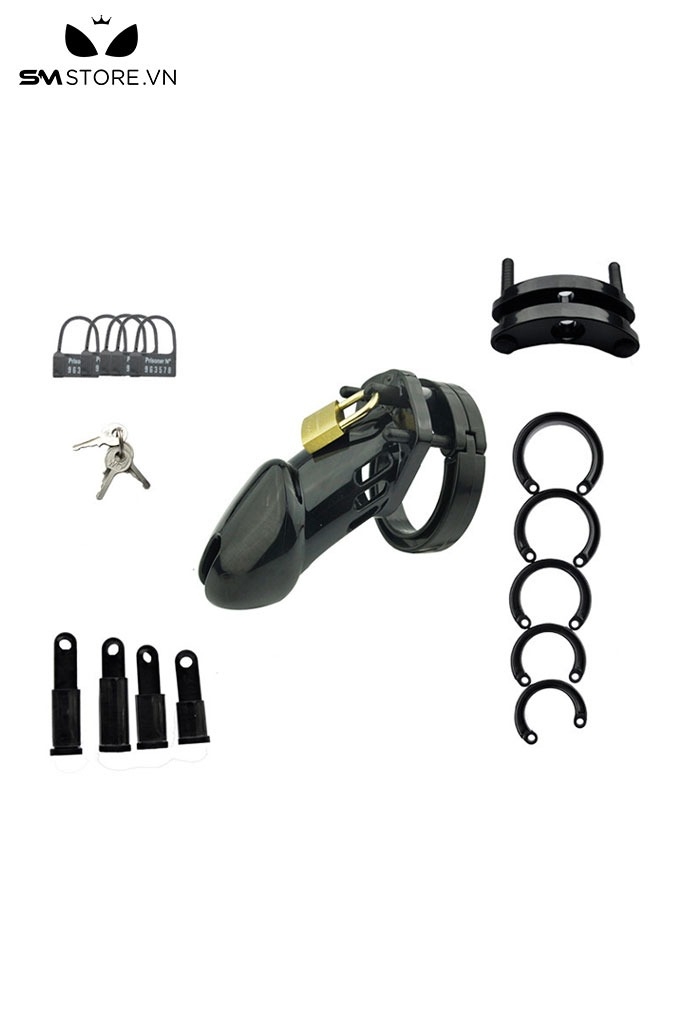 SMT173 - Khóa dương vật nhựa cứng gồm 1 ổ khóa và 2 chìa khóa