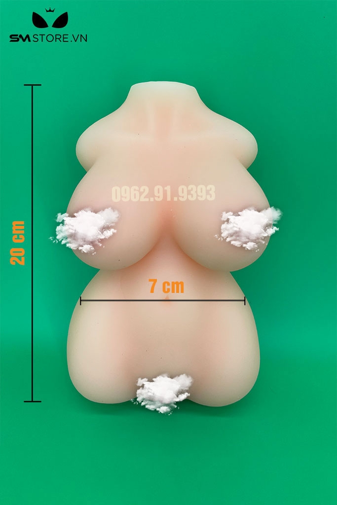 SMT442 - Búp bê tình dục bán thân silicon có âm đạo và 5 kích cỡ
