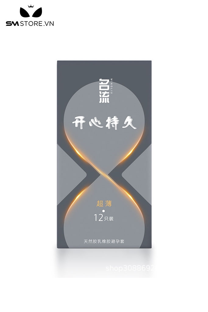 SMT4968 - Bao cao su kéo dài thời gian quan hệ siêu mỏng hộp 12 cái