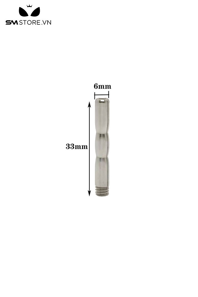 SMG066 - Phụ kiện khóa dương vật ống sounding inox rỗng ruột dài 33mm