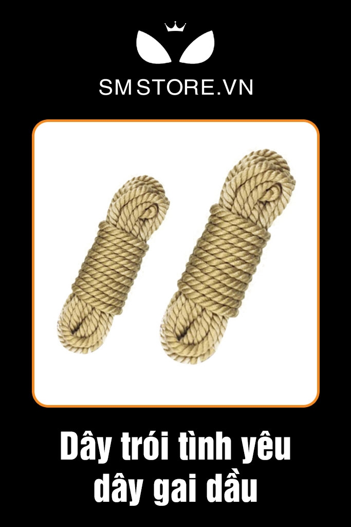 SMT103 - Dây trói tình yêu gai dầu 5 10m, không gây tổn thương da