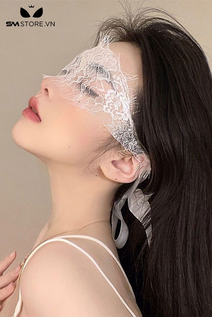 SMT013 - mặt nạ tình yêu sexy với thiết kế ren hoa kèm tua rua