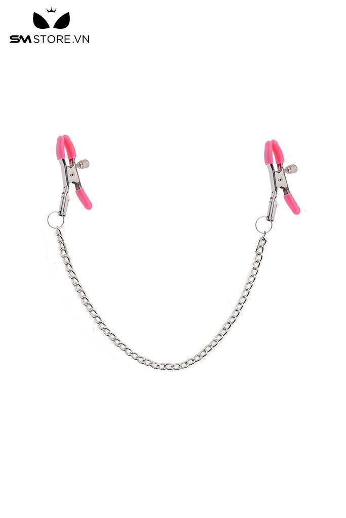 SMT035 - Kẹp núm vú có dây xích nhỏ kết nối dài 30cm 4 màu