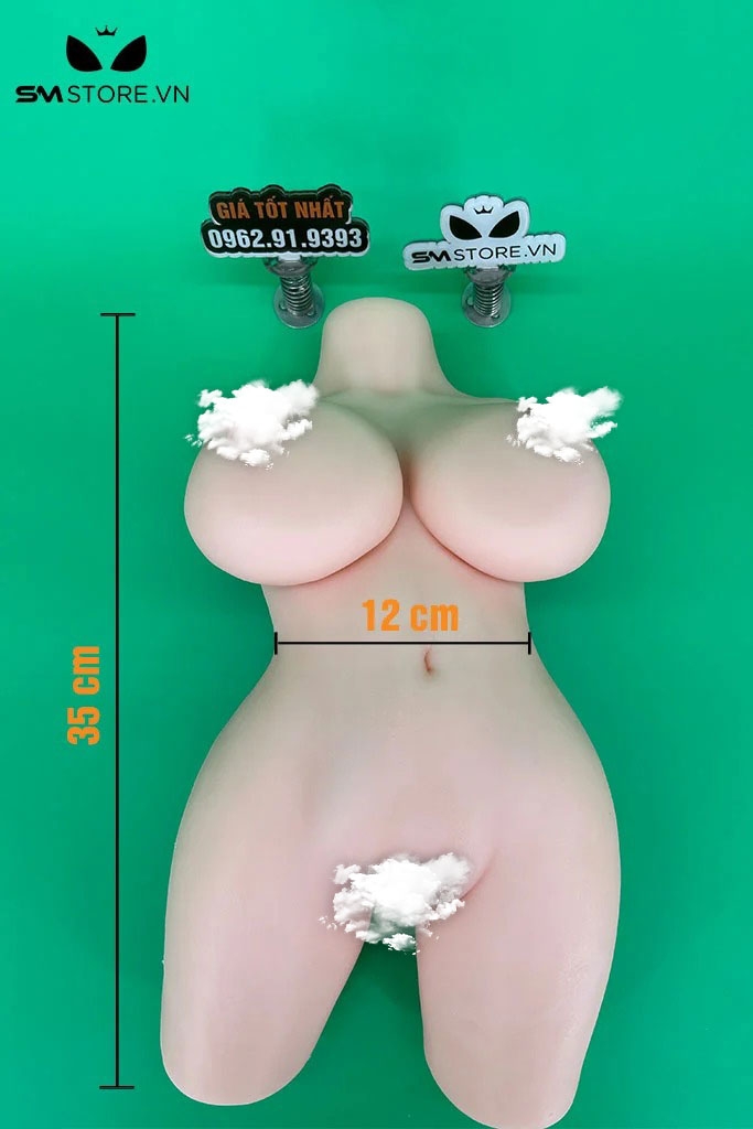 SMT1077 - Búp bê tình dục silicon thiết kế như thật có âm đạo se khít