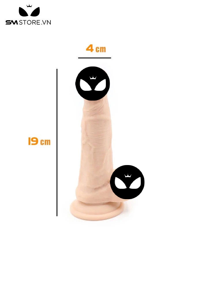 SMT115 - Bán dương vật giả gắn tường dài 14 17 19 cm